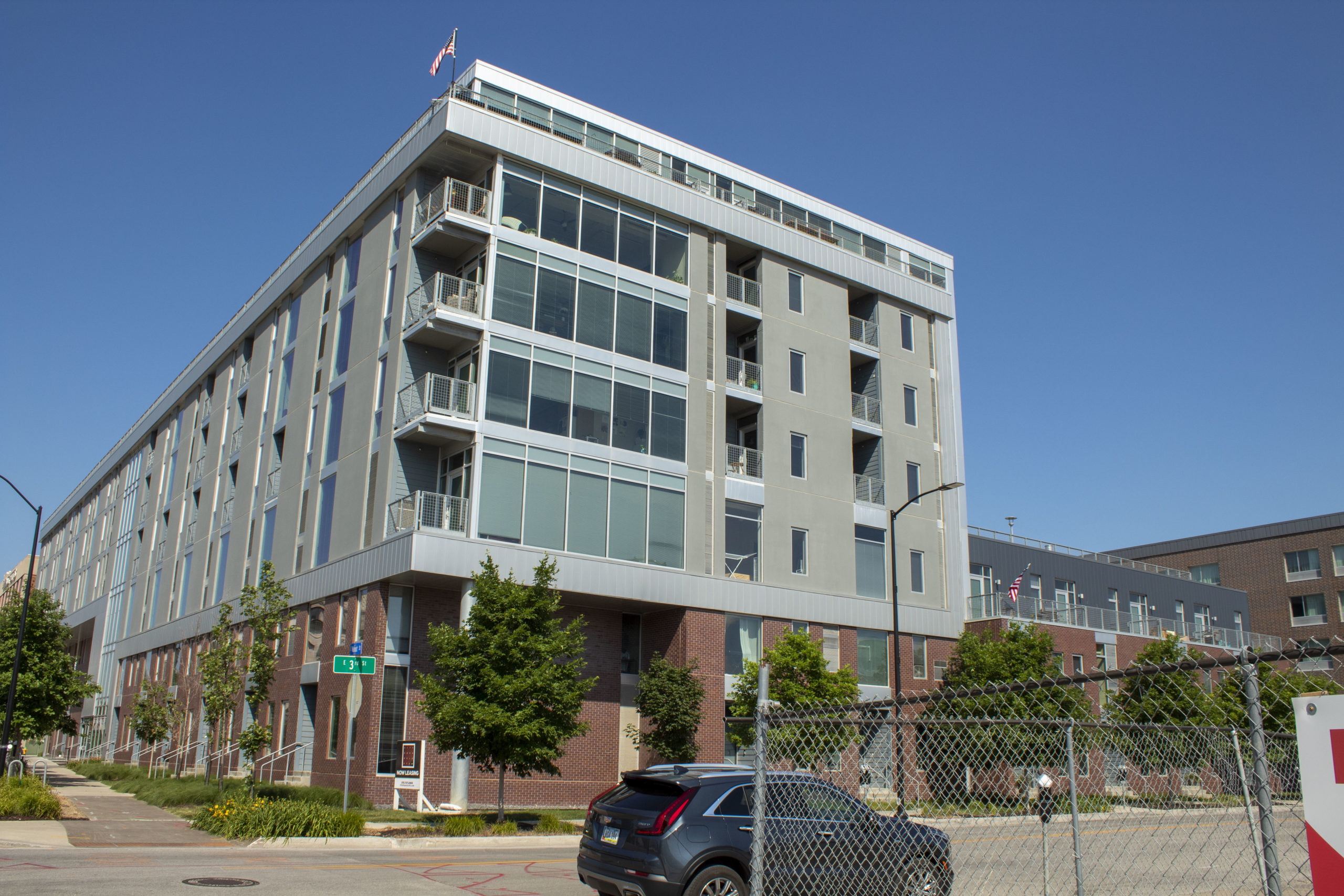 City Square Lofts Northwest Steel Erection Downtown Des Moines, IA